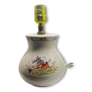 Bunnykins Royal Doulton 1936 re-wired vintage bone china lamp – nursery decor